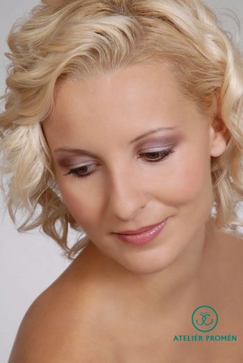 Svatební líčení – jemný look blondýnka